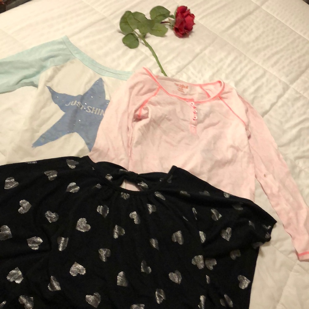 Batwing back top two long sleeved tops